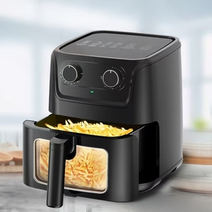 Electrodomésticos de cocina de marca china: freidora de aire eléctrica de diseño clásico y simple mecánica <span class=keywords><strong>Visual</strong></span> de gran capacidad de 10 litros - Product Image 5