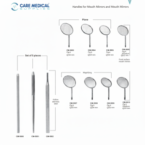เครื่องมือทันตกรรม,มีมือจับปากทำจากกระจก - Product Image 1