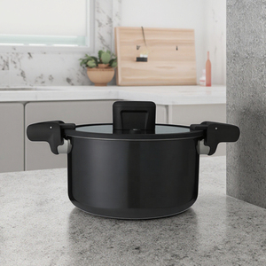 Gran oferta, juegos <span class=keywords><strong>de</strong></span> utensilios <span class=keywords><strong>de</strong></span> cocina antiadherentes <span class=keywords><strong>de</strong></span> 6L, ollas <span class=keywords><strong>de</strong></span> esmalte sostenibles con tapa <span class=keywords><strong>de</strong></span> vidrio, sartén <span class=keywords><strong>para</strong></span> <span class=keywords><strong>parrilla</strong></span> <span class=keywords><strong>para</strong></span> contacto con alimentos y cocina <span class=keywords><strong>de</strong></span> estufa <span class=keywords><strong>de</strong></span> Gas - Product Image 6