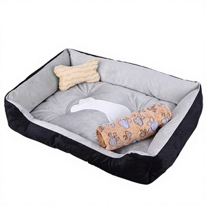 Niches et lits pour chiens en tissu, en stock direct usine, pour petites/moyennes/grandes races ; Nids douillets pour animaux de compagnie ; Fournitures en gros - Product Image 1