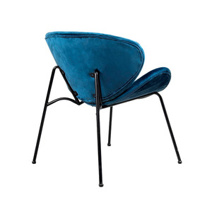 Échantillon gratuit Bleu Doré Bleu Marine Foncé 1 Imprimé Animal Trône Vin Gris Mariage Mingshuai Meubles Brossé Or Rose Chaise En Velours - Product Image 4