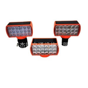 Luces de Advertencia Solares B003S LED IP65 Magnéticas para Construcción de Carreteras, Mantenimiento de Carreteras, Rojo, Azul, Amarillo, Verde, Blanco - Product Image 1