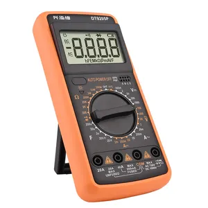 AC DC 20A Ammeter Voltage Ohmmeter Continuity Diode Transistor Tester Overload Protection DT9205P Digital Handheld Multimeter