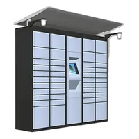 Casier à colis intelligent extérieur avec écran tactile 10,1/21,5 pouces – Armoire de livraison intelligente pour entreprises de livraison express et appartements