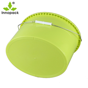 <span class=keywords><strong>Grossiste</strong></span> d'usine Seau en <span class=keywords><strong>plastique</strong></span> vert 7,5 L 15L Seau à pâte Seau plat pour usine chimique Seau spécial - Product Image 4