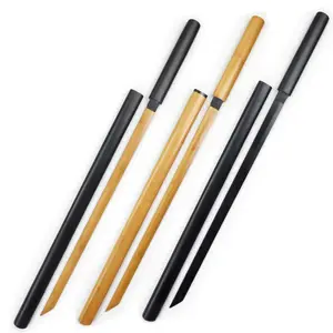 Cosplay de Naruto ninja sasuke, tanjiro japonés kendo tong, juguetes de madera de anime, samurái, katana de entrenamiento de bambú, espada bokken