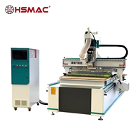 Machine de fraisage CNC à 3 axes de haute qualité pour le fraisage du bois et l'empilage, commande PLC SYNTEC/RICHAUTO, moteur de broche 9KW