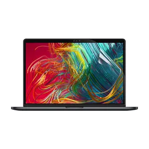 Tela transparente para laptop, proteção anti-choque para macbook pro touch bar, 15.5 polegadas