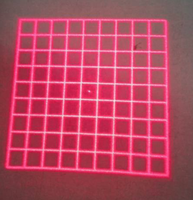 Robot de rayo láser con diseño de máquina de visión, cuadrícula con patrón de 10x10, 21x21, o varias líneas y puntos, módulo láser Red DOE