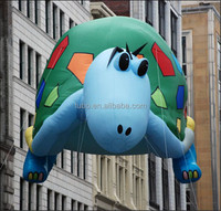 Ballon réaliste personnalisé de tortue de mer de modèle d'animal de mer de tortue marine d'affichage de la publicité d'événement extérieur mignon