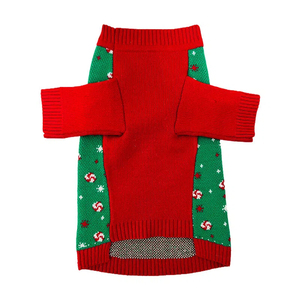 <span class=keywords><strong>Pull</strong></span> en tricot pour <span class=keywords><strong>chien</strong></span> Green Shark Xmas, avec poignets côtelés extensibles, motif requin et chapeau de Père Noël, <span class=keywords><strong>pull</strong></span> de Noël original, tenue chaude pour chiot, idéal pour les photos - Product Image 1