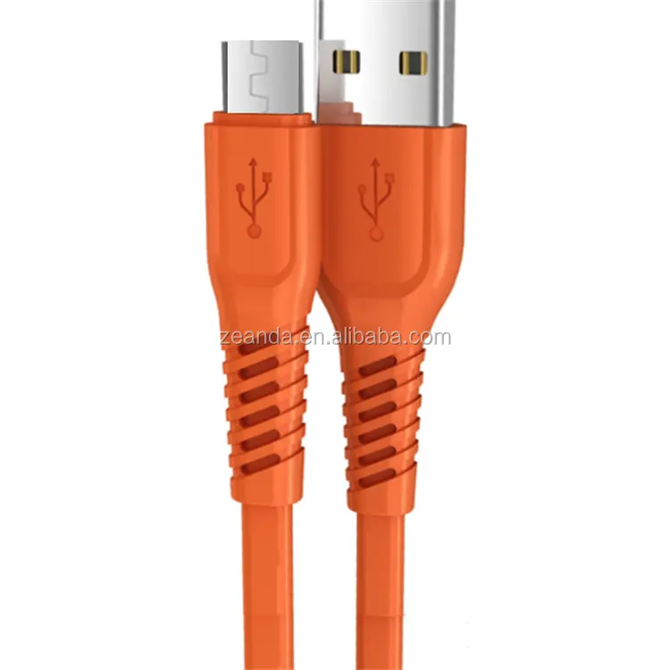 Kabel data pengisi daya cepat mikro usb jantan ke usb 2.0 AM untuk produk elektronik