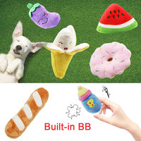 Jouet en peluche pour chien en peluche de dessin animé 10 11 12 paquets Jouet en peluche pour chien qui couine