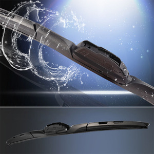 KCTION 2025 Meilleure vente Bande de caoutchouc naturel en acier inoxydable de haute qualité Balai d'essuie-glace hybride multifonctionnel taille 14/28 - Product Image 4