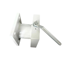 Vanne papillon d'étanchéité industrielle en aluminium pour circuit de refroidissement de radiateur de transformateur de puissance immergé dans l'huile
