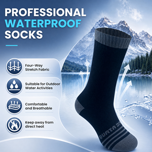 Chaussettes imperméables unisexes, respirantes, résistantes à l'eau, pour randonnée, ski, pêche, hommes et femmes - Product Image 2