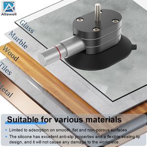 Ventosa de Vacío con Mango de Aluminio Resistente a la Corrosión, Múltiples Tamaños de Tornillos, Capacidad de Carga de 15-20 kg, Certificación CE para Cámara - Product Image 4