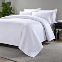 Drap de coton égyptien pour hôtel 400 fils textiles de maison King Size de luxe King Size 100 coton drap de lit pour hôtel ensemble de literie