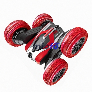 Coche de Acrobacias Giratorio 360 Grados, Camión Volcador con Tracción a las Cuatro Ruedas, Brazo Giratorio, Luces de Doble Cara, Coche de Juguete con Control Remoto, Cable USB - Product Image 3