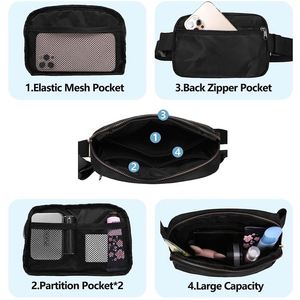 Sac banane léger et hydrofuge pour voyage, sport et vacances, sac de poitrine, cadeau de Noël - Product Image 6