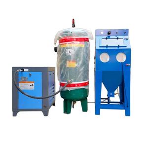 Manual Small Wet <b>Sandblasting</b> Machine with Motor & Pump for Burnishing and Metal Surface Cleaning - Product Image 3