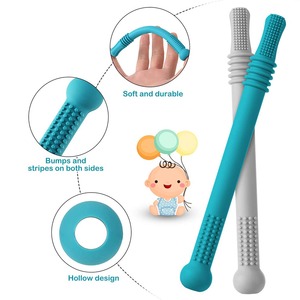 Giá Thấp Cấp Thực Phẩm <span class=keywords><strong>Silicone</strong></span> BPA Free Răng Hàm Ống Rỗng Bé <span class=keywords><strong>Teether</strong></span> Đồ Chơi Bé <span class=keywords><strong>Silicone</strong></span> <span class=keywords><strong>Teether</strong></span> - Product Image 2