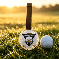 Étiquette de sac de golf personnalisable vierge à motifs variés de qualité supérieure, la plus vendue pour impression par sublimation