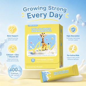 คอลลาเจนเปปไทด์สำหรับเด็ก เกรดอาหาร OEM ชนิดน้ำ บำ<span class=keywords><strong>รุ</strong></span><span class=keywords><strong>ง</strong></span><span class=keywords><strong>กระดูก</strong></span>และข้อ ธรรมชาติ ไขมันต่ำ น้ำตาลต่ำ 15 มล. - Product Image 2