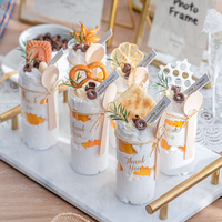 200ml Mousse en plastique dur de qualité alimentaire pouding gelée Tiramisu Dessert gâteau tasse sans couvercle tasses à crème glacée droites