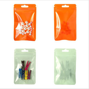 Top Frosted <b>Zipper</b> Jewelry Packaging Custom Small Black High Quality New Zip Lock Pouch Bags With Logo - Product Image 6