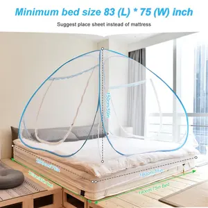 Automatic POP-UP Foldable Mosquito Net Tent Foldable Mosquito Bed Net Folding Made In China