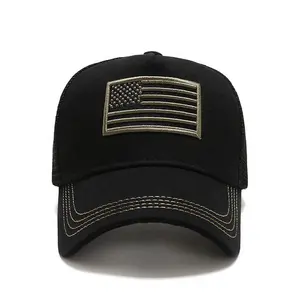 Wholesale Unisex Colorful Fashion Unisex America Presidential Election Baseball Trucker Cap Custom Embroidery Logo America Hat