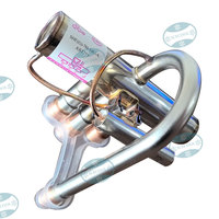 Vanne de réversibilité à 4 voies 1HP SANHUA SHF(G)-4H-23U-P pour climatiseur avec bobine de 1M