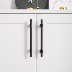 Minimalist Solid Brass Furniture Pull Handles &amp; <strong>Knobs</strong> for Wardrobe Kitchen Cabinets Sideboards Shoe Cabinets &amp; Bookcases - Product Image 5