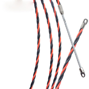 Ruban de pêche en Nylon/<span class=keywords><strong>fibre</strong></span> <span class=keywords><strong>optique</strong></span> polyester à 3 noyau, 5 m, câble en acier, tresse de poisson, 6mm - Product Image 3