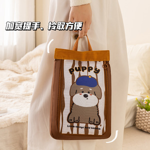 Bolsa de Almacenamiento de Zapatos con Diseño de Dibujos Animados, Portátil, a Prueba de Polvo, de Gran Capacidad, para Viajes de Negocios - Product Image 1