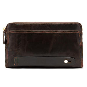 Nueva Cartera de Cuero de Lujo para Hombre, Bolsos de Mano de Piel de Vaca para Hombre, Monedero de Gran Capacidad y Tarjetero, Sacoche Homme - Product Image 3
