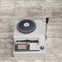 Machine à embosser les plaques d'identification pour chien en métal robuste CNJACKY, pour colliers personnalisés, cuir embossé, carnets et emballages en papier, facile à utiliser