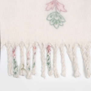 Manta de Mohair Tejida a Cuadros <span class=keywords><strong>con</strong></span> Flecos de Borlas, Manta Decorativa Suave y Acogedora para Sofá, <span class=keywords><strong>Cama</strong></span> y Sillón - Product Image 5