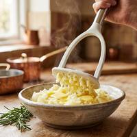 Ensemble d'ustensiles de cuisine en silicone crème, 16 pièces, manche en acier inoxydable poli sans soudure, résistant à la chaleur, antiadhésif