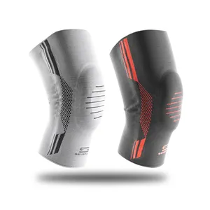 Нейлоновый эластичный бандаж на колено с силиконовой подкладкой для снятия боли в колене высокого качества