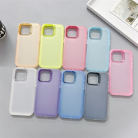 Nouveaux étuis mobiles en silicone souple de couleur bonbon populaires pour la couverture arrière du téléphone en tpu Motorola Moto S50