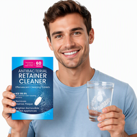 Comprimés Nettoyants pour Appareils Dentaires et Prothèses – Formule Extra Forte Saveur Menthe – Sans Frottement Requis