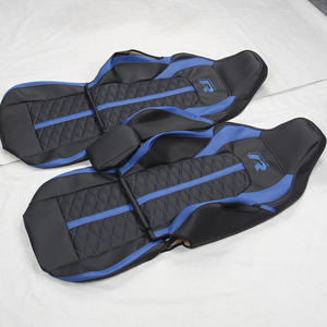 Coprisedile Personalizzato GANE 26 Anni Nuovo Adatto per <span class=keywords><strong>Volkswagen</strong></span> Golf Interni in Pelle Resistente all'Usura Traspirante Nero Blu - Product Image 2