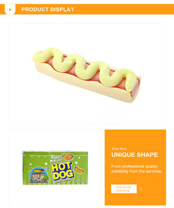 Caramelle di marshmallow a forma di hot dog 3D confezionate in modo indipendente al gusto di frutta morbida zucchero filato disidratato marshmallow - Product Image 2