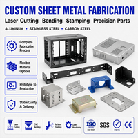 Boîtier et châssis métalliques sur mesure, fabrication de tôlerie de précision, fabricant OEM ODM, découpe laser, pliage, soudage