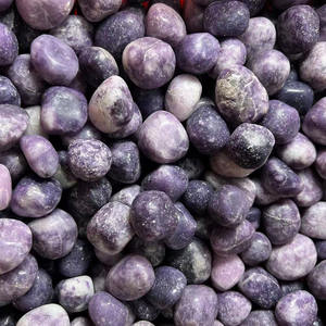 All'ingrosso naturale 2-4cm <span class=keywords><strong>Lepidolite</strong></span> caduto <span class=keywords><strong>pietra</strong></span> curativa ruzzolanti pietre di cristallo per la decorazione - Product Image 4