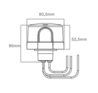 Interrupteur à détecteur de lumière SanJin Dusk Dawn 25A IP44 5-15 Lux, fixation Twist-lock pour éclairage extérieur, rue, jardin, paysage