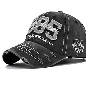 Casquette Snapback Unisexe Ajustable à 6 Panneaux, Respirante, Imperméable, en Maille Noire, pour Activités de Plein Air, Printemps-Été, Adulte - Product Image 5