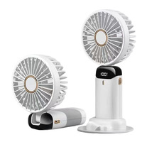 Nuevo Ventilador USB de Mano 2026, Mini Ventilador Eléctrico Plegable de Plástico Recargable y Portátil para Oficina, Estudiantes, Coche y Uso en Exteriores, Regalo Perfecto